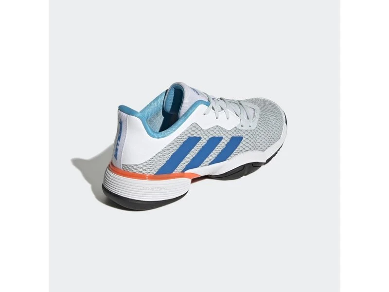 Adidas Adidas Barricade Junior Tennis Shoe- Grey/White/Blue 6 Adidas Adidas Barricade Junior Tennis Shoe- Grey/White/Blue - Image 5