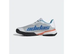 Adidas Adidas Barricade Junior Tennis Shoe- Grey/White/Blue 12 Adidas Adidas Barricade Junior Tennis Shoe- Grey/White/Blue -Professional Sports Store adidas adidas barricade junior tennis shoe grey wh 5