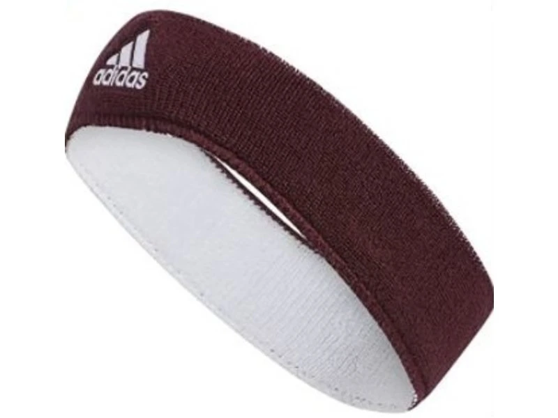 Adidas Adidas Climalite Interval Headband Reversible Maroon/White 4 Adidas Adidas Climalite Interval Headband Reversible Maroon/White - Image 2
