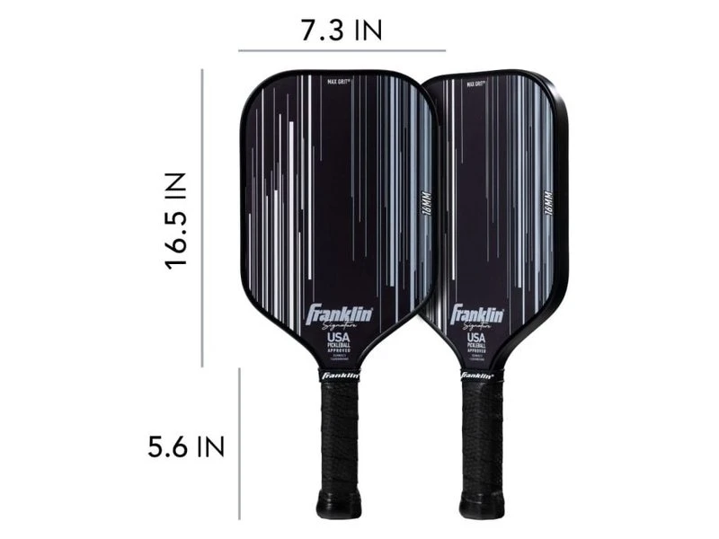 Franklin Signature Pro 16 Mm Pickleball Paddle Black 4 Franklin Signature Pro 16 Mm Pickleball Paddle Black - Image 2