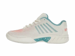 K-Swiss Hypercourt Express 2 Blanc/Blue/Desert Flower Women's Shoe