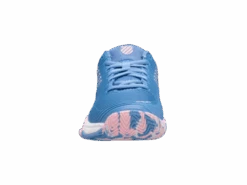 K-Swiss Hypercourt Express 2 Blue/Pink/White Junior Shoe -Professional Sports Store k swiss hypercourt express 2 blue pink white junio 2
