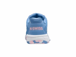 K-Swiss Hypercourt Express 2 Blue/Pink/White Junior Shoe -Professional Sports Store k swiss hypercourt express 2 blue pink white junio 3