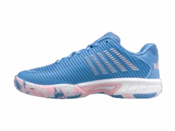 K-Swiss Hypercourt Express 2 Blue/Pink/White Junior Shoe -Professional Sports Store k swiss hypercourt express 2 blue pink white junio 4