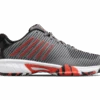 K-Swiss Hypercourt Express 2 Grey/White/Orange Junior Shoe -Professional Sports Store k swiss hypercourt express 2 grey white orange jun