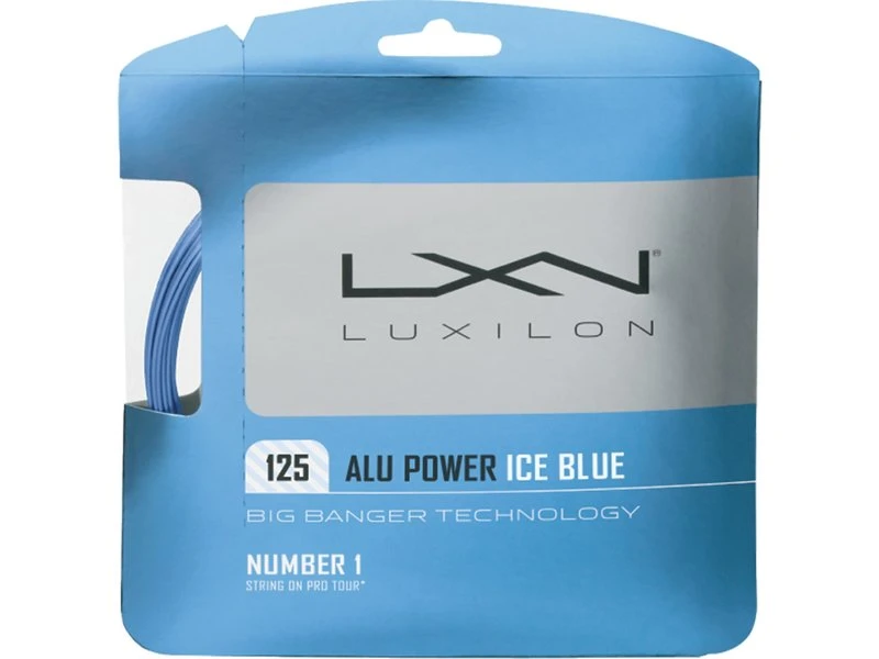 Luxilon ALU Power Ice Blue Tennis String 3 Luxilon ALU Power Ice Blue Tennis String