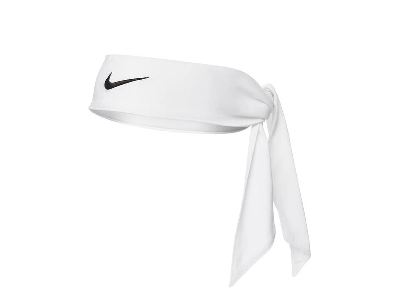 Nike Dry Head Tie White Tennis Headband 3 Nike Dry Head Tie White Tennis Headband