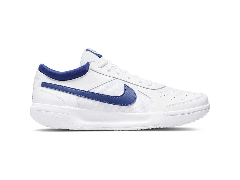 Nike Men's Nike Court Zoom Lite 3- White/Royal Blue 3 Nike Men's Nike Court Zoom Lite 3- White/Royal Blue