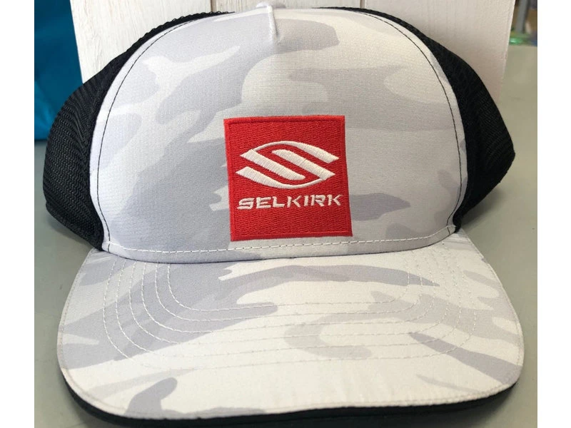 Selkirk Sport Trucker Performance Hat- Camo White 3 Selkirk Sport Trucker Performance Hat- Camo White