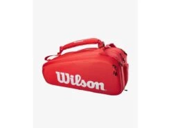 Wilson Super Tour 15 Pack Tennis Bag Red -Professional Sports Store wilson super tour 15 pack tennis bag red 2