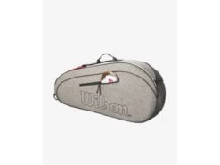 Wilson Team 3 Pack Racquet Bag- Heather Grey -Professional Sports Store wilson team 3 pack racquet bag heather grey 3